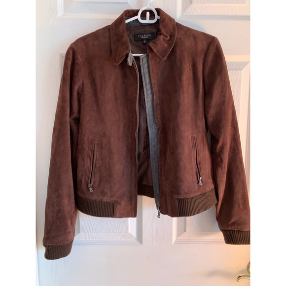 talbots suede jacket